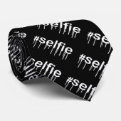 Hashtag Selfie Drooling Stropdas (Opgerold)