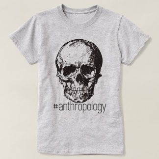 Hashtag-shirt voor de antropologie t-shirt