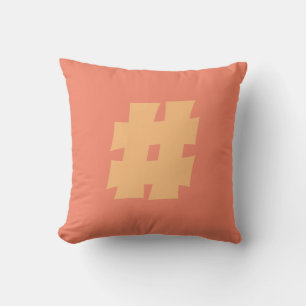Hashtag-Sierkussen Kussen