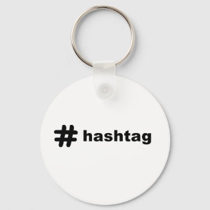 # hashtag sleutelhanger