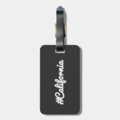 Hashtag staat Californië Bagagelabel (Achterkant verticaal)