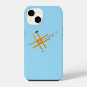 Hashtag Studie Eerst Schrijf een Beter Levensver iPhone 14 Hoesje