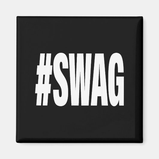 Hashtag swag magneet (Voorkant)