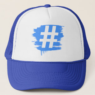 HASHTAG SYMBOOL TRUCKER PET