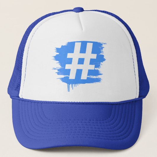 HASHTAG SYMBOOL TRUCKER PET (Voorkant)