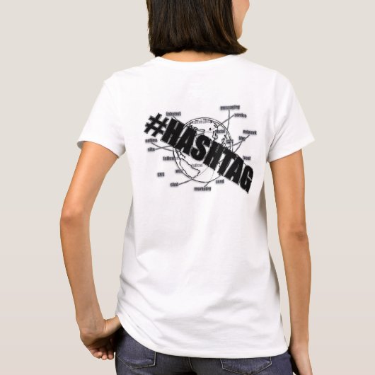 HASHTAG T-SHIRT (Achterkant)