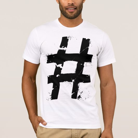 HASHTAG T-SHIRT (Voorkant)