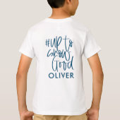 Hashtag tot sneeuw goede moderne kerst t-shirt (Achterkant)