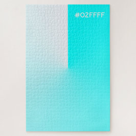 Hashtag Turquoise Color Gradient Legpuzzel