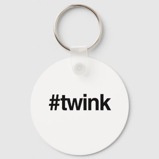 HASHTAG TWINK -.png Sleutelhanger (Voorkant)