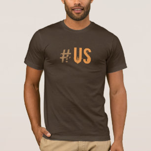 Hashtag #US Sinaasappel Alle kleuren afdrukken T-shirt