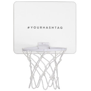 Hashtag   Uw moderne Trending Social Media # Mini Basketbalbord