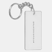 Hashtag | Uw moderne Trending Social Media # Sleutelhanger (Voorkant Links)