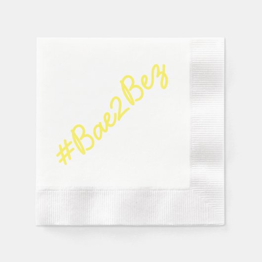 Hashtag Wedding Engagement Party Cocktail Servette Servet (Voorkant)