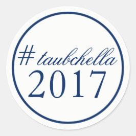 Hashtag Wedding Favor & Welcome Bag Sticker - mari