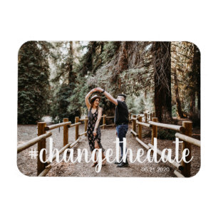 hashtag wijzigt de datumfoto magneet