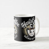 Hasi’s Coffee Cute Smiling Cup Mug  Koffiemok (Voorkant rechts)