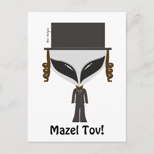 Hasidic Jew Briefkaart (Voorkant)