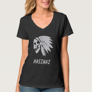 Hasinai Inheemse Amerikaanse Indiaan Geboren Vrijh T-shirt