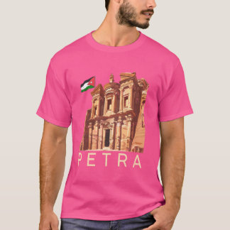 Hasjemitisch Koninkrijk Jordanië Land Vlag Vakanti T-shirt