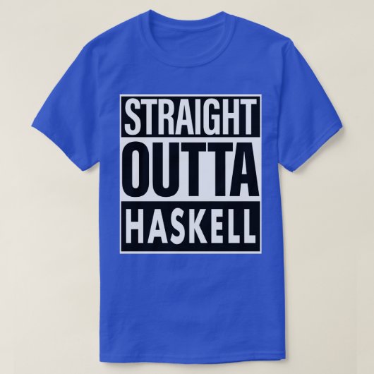Haskell naam rechtstreeks uit Haskell T-shirt (Design voorkant)