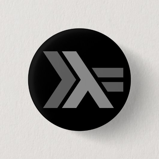 Haskell Thompson-Wheeler logo Ronde Button 3,2 Cm (Voorkant)
