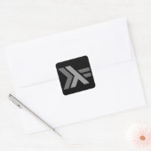 Haskell Thompson-Wheeler logo Vierkante Sticker (Envelop)