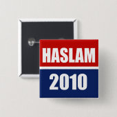 HASLAM 2010 VIERKANTE BUTTON 5,1 CM (Voorkant /achterkant)