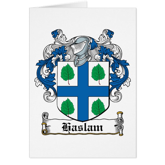 Haslam Family Crest (Voorkant)