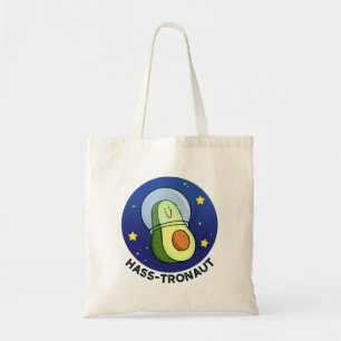 Hass-tronaut Avocado Space Pun Canvas tas