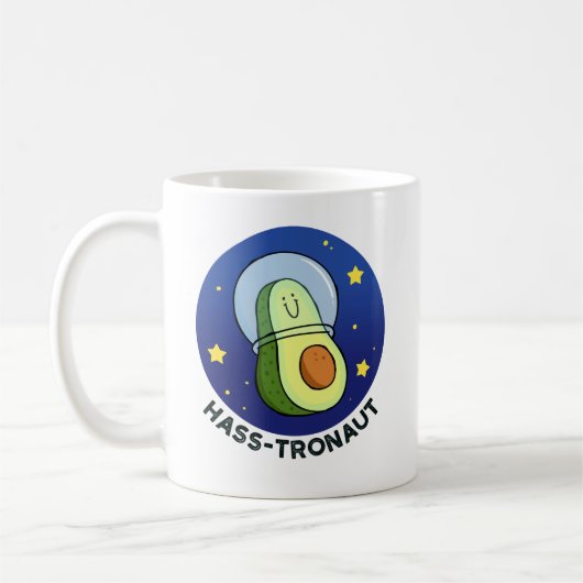 Hass-tronaut Avocado Space Pun Mok (Links)
