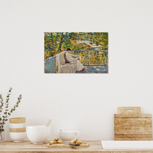 Hassam - Balcony 1907 Poster (Keuken)