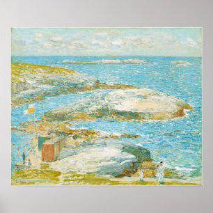 Hassam - Bathing Pool Appledore Poster