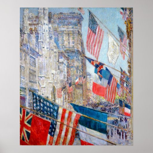 Hassam - Bondgenoten Dag Mei 1917 Poster (Voorkant)