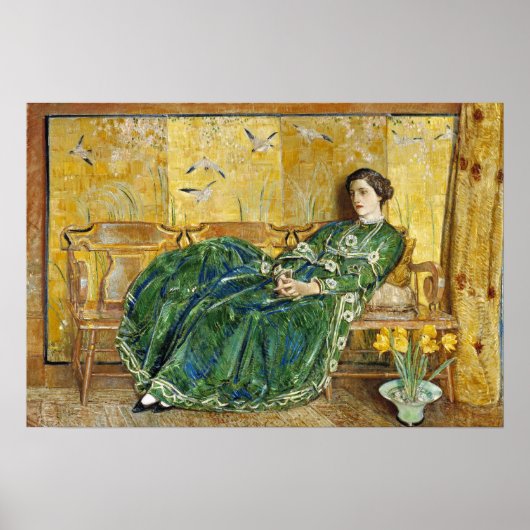 Hassam - Brug bij Old Lyme 1908 Poster (Voorkant)
