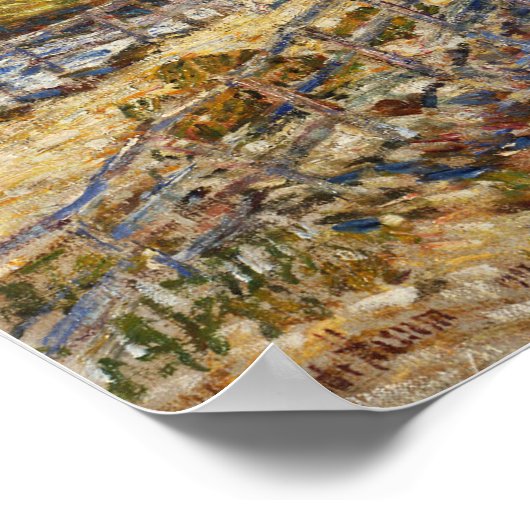 Hassam - Brug in Old Lyme 1908 Poster (Hoek)