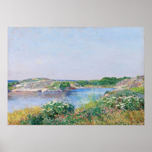 Hassam - De Kleine Vijver Appledore Poster (Voorkant)