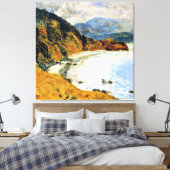 Hassam - Ecola Beach, Oregon Canvas Afdruk (Insitu (Slaapkamer))