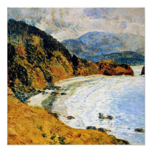Hassam - Ecola Beach, Oregon Perfect Poster (Voorkant)
