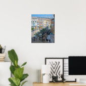 Hassam - Gezicht op een Zuid-Franse stad Poster (Thuiskantoor)