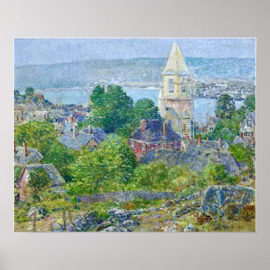 Hassam - Gloucester 1919 Poster (Voorkant)