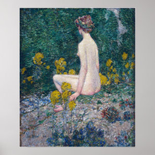 Hassam - Goldenrod 1908 Poster