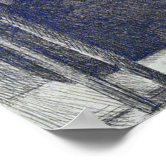 Hassam - Het koloniale Tabel Poster (Hoek)