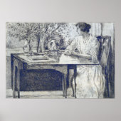 Hassam - Het koloniale Tabel Poster (Voorkant)