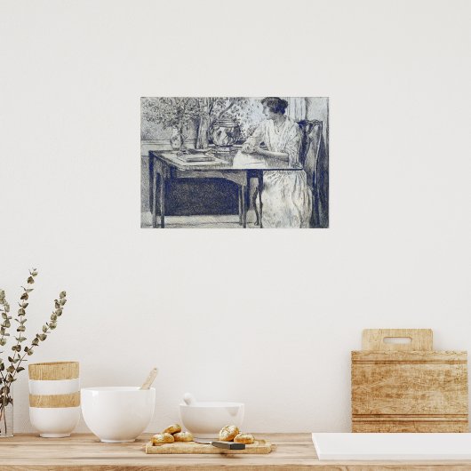 Hassam - Het koloniale Tabel Poster (Keuken)