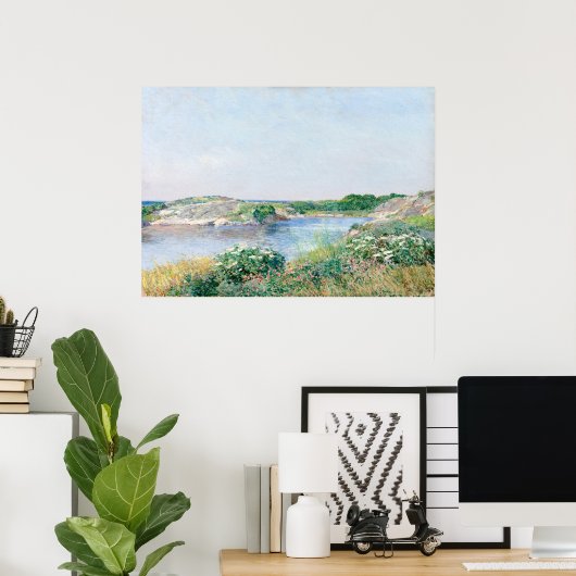 Hassam is de kleine hond, Appledore Poster (Thuiskantoor)