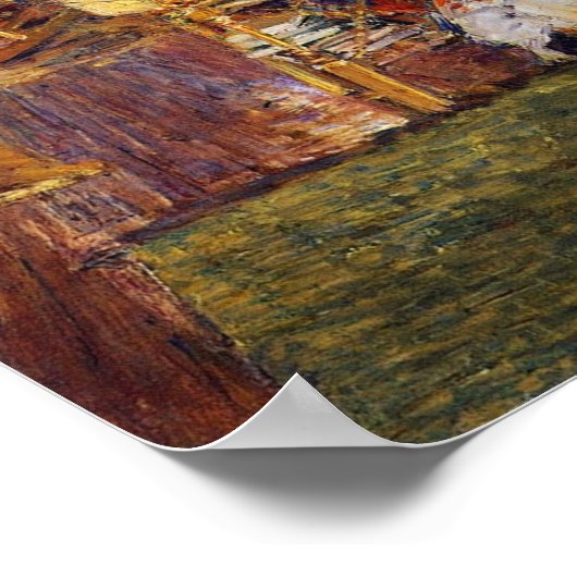 Hassam - Kamer van bloemen, 1894 Poster (Hoek)