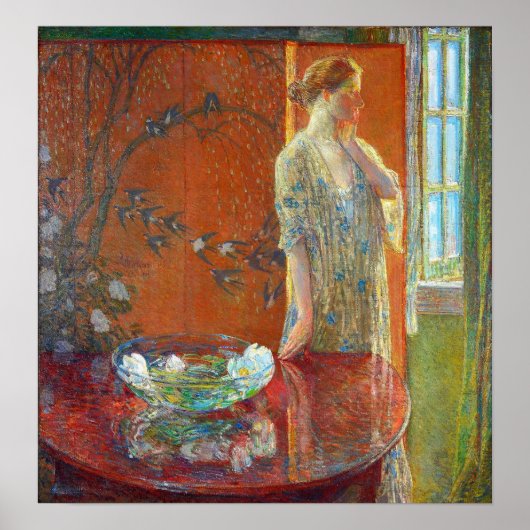 Hassam - Lentemorning 1909 Poster (Voorkant)