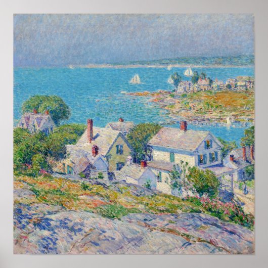 Hassam - New England Headlands 1930 Poster (Voorkant)