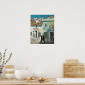 Hassam - Plaza de La Merced Ronda 1910 Poster (Keuken)